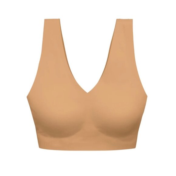 EBY Seamless Wireless Bralette Sunkissed Tan Beige Size XL Bra - Picture 1 of 5
